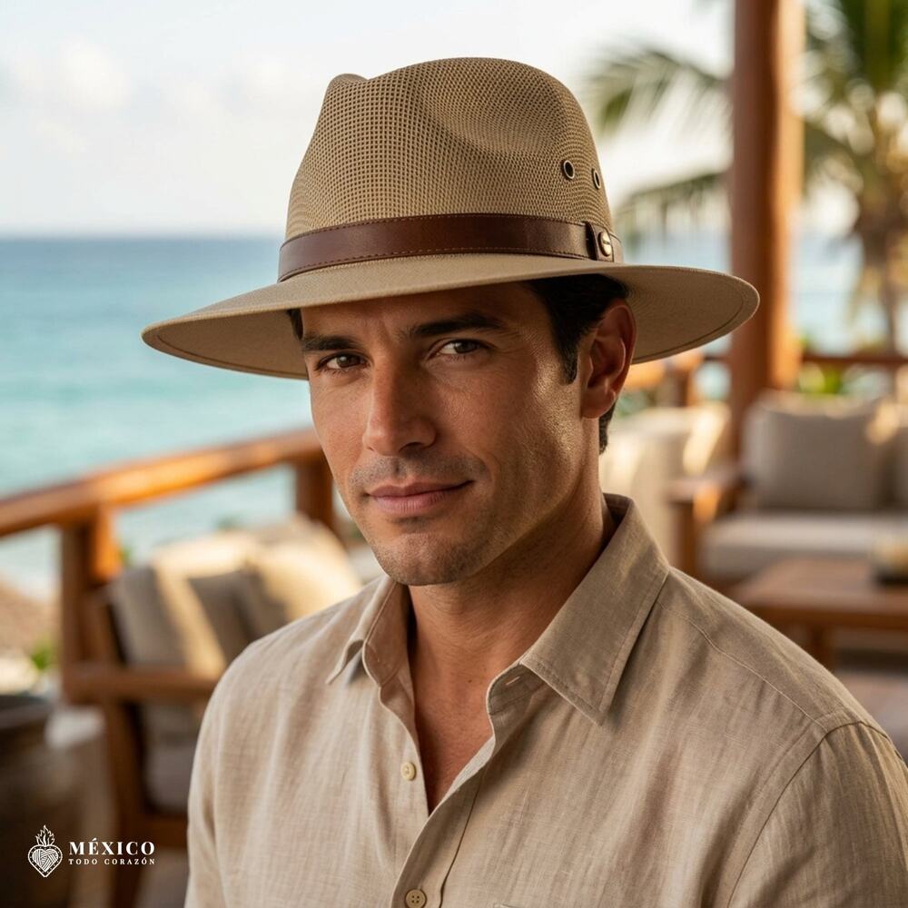 Men's Panama Hat Large Handmade in Mexico – Premium Quality Summer Straw Hat